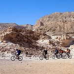 Ballade à vélo, parc national de Timna.מתגלגלים במדבר  